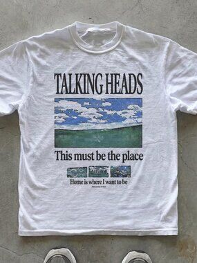 Talking Heads Graphic T-Shirt, This Must Be the Place Lyric Tee